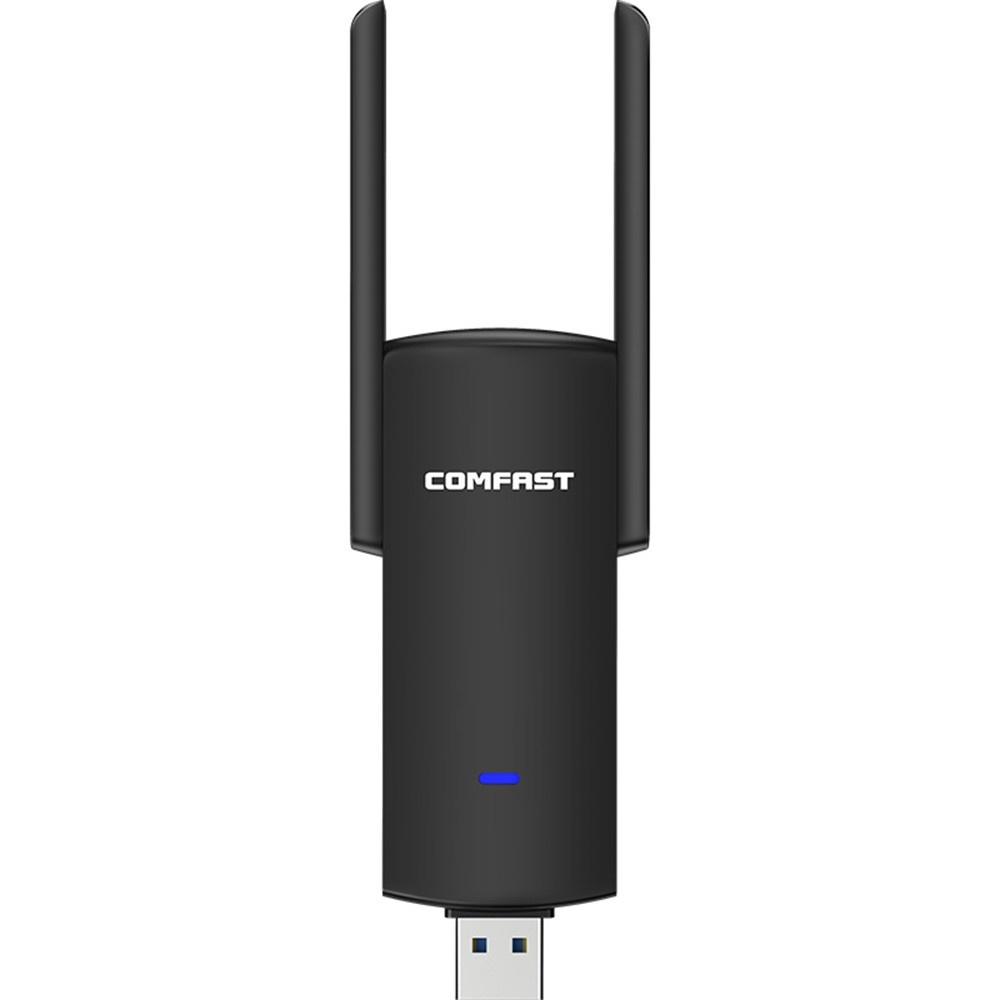 Routers |   COMFAST CF-924AC Dual-band Gigabit USB Wireless Network Card 1300Mbps USB WiFi Adapter High-speed Stable Low Latency Transmission Networking Routers