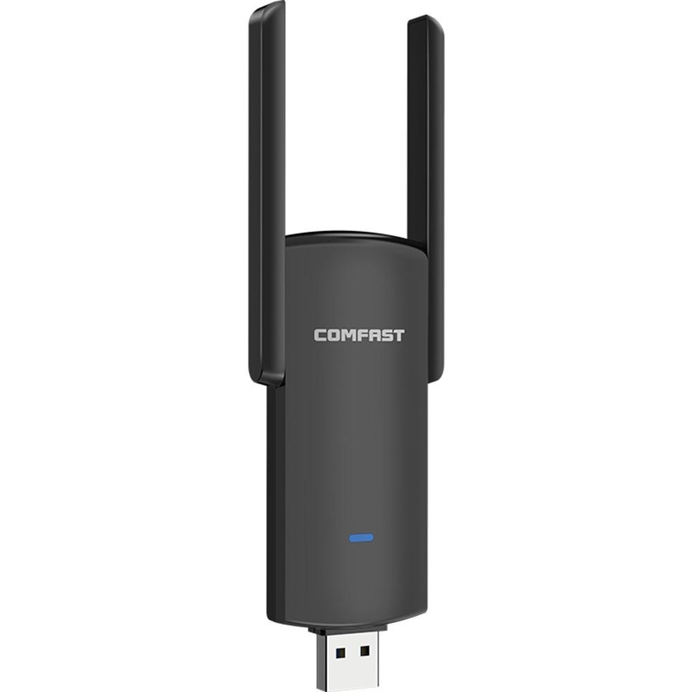 Routers |   COMFAST CF-924AC Dual-band Gigabit USB Wireless Network Card 1300Mbps USB WiFi Adapter High-speed Stable Low Latency Transmission Networking Routers