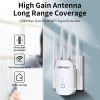 Routers |   COMFAST CF-WR758AC 1200Mbps 2.4GHz+5.8GHz Dual-band WiFi Repeater WiFi Signal Extender with 4 High-gain Antennas EU Plug Networking Routers