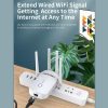 Routers |   COMFAST CF-WR758AC 1200Mbps 2.4GHz+5.8GHz Dual-band WiFi Repeater WiFi Signal Extender with 4 High-gain Antennas EU Plug Networking Routers