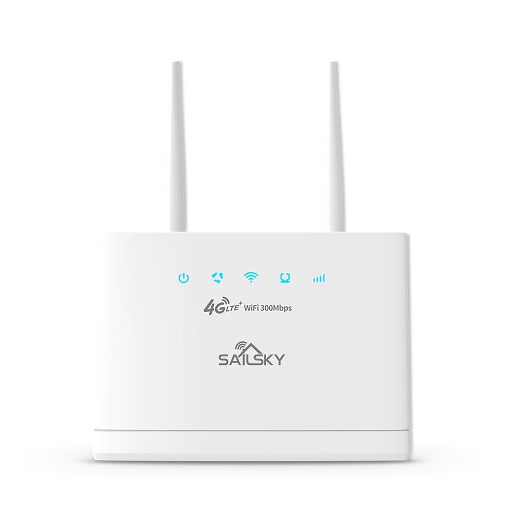 Routers |   Sailsky XM311 4G LTE WiFi Router 300Mbps High-speed Wireless Router with SIM Card Slot FOTA Remote Upgrade European Version Networking Routers