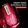 Solid State Drives |   EAGET S900L PCIE3.0X4 NVMe SSD 128GB Internal Solid State Drive High-speed Transmission Low Power Consumption Slim Compact SSD Drives & Storage Solid State Drives