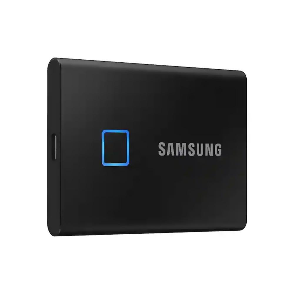 Solid State Drives |   SAMSUNG T7 Touch Type-C USB 3.2 500GB Portable SSD up to 1050MB/s Sequential Read Speed Fingerprint Identification Blue Drives & Storage Solid State Drives