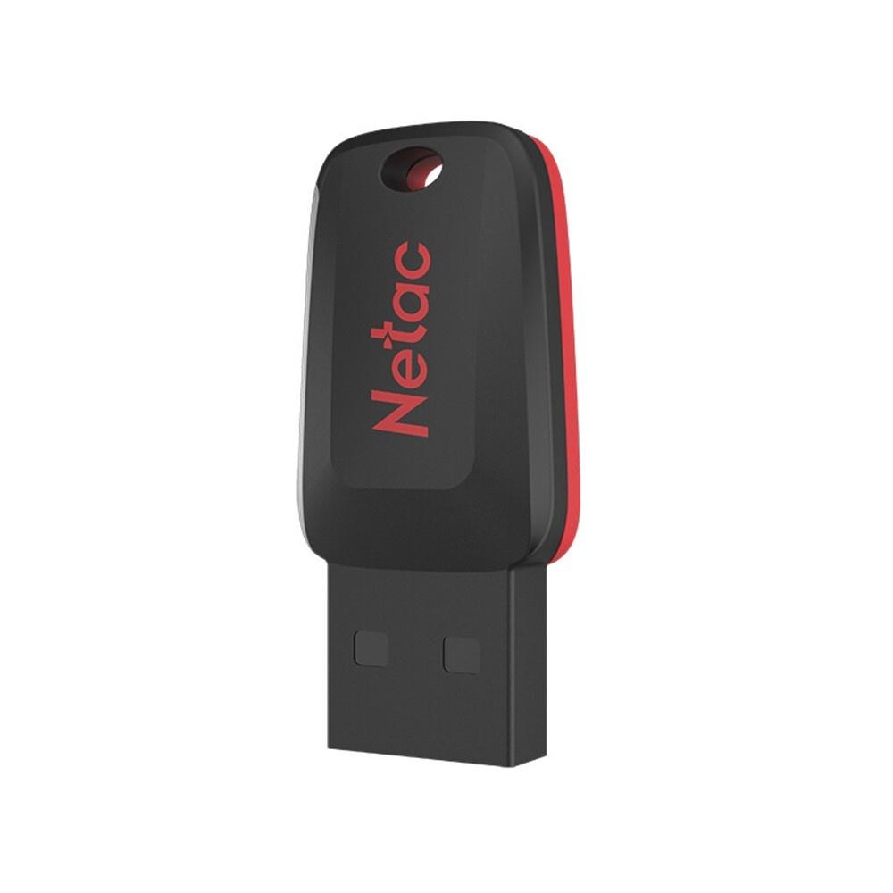 USB Flash Drives |   Netac U197 64GB USB2.0 U Disk Portable USB Flash Drive Small and Compact Plug and Play Wide Compatibility Black+Red Drives & Storage USB Flash Drives