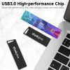 USB Flash Drives |   thinkplus MU241 128GB USB3.0 U Disk Rotatable USB Flash Drive Metal U Disk High-speed Transmission Wide Compatibility Drives & Storage USB Flash Drives