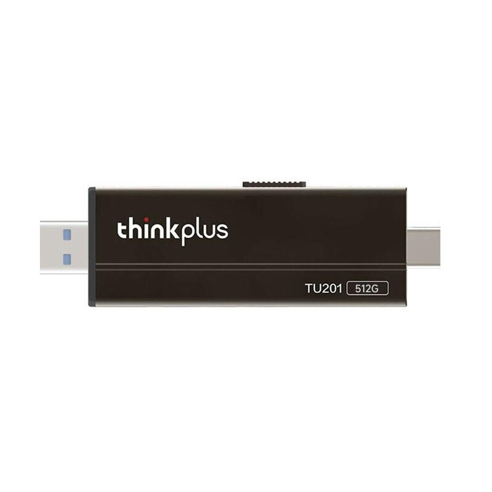 USB Flash Drives |   thinkplus TU201 512GB Type-C+USB3.0 Dual-port Portable Solid Sate U Disk High-speed USB Flash Drive for Smartphone PC Laptop Drives & Storage USB Flash Drives