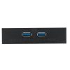 USB Hubs |   USB 3.0 Front Panel Hub 2 Port Expansion Bay 20 Pin to USB3.0 60cm Bracket Adapter Cable for PC Desktop 2.5″ Floppy Bay Computer Peripherals USB Hubs