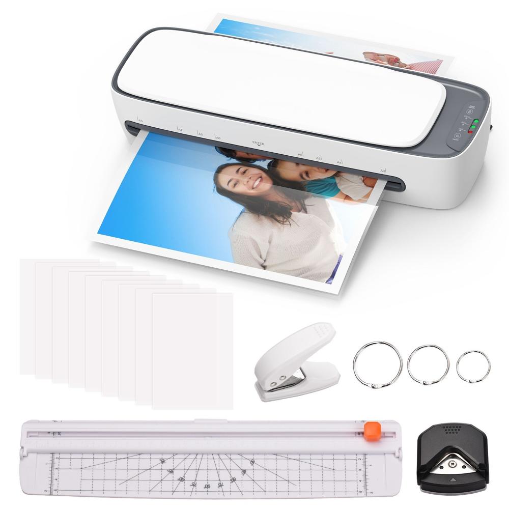 Printers & Copiers Accessories |   A3 Size Multifunctional Hot and Cold Lamination 2 Roller System Desktop Laminator Machine Set Printers & Copiers Accessories Printers & Copiers Accessories