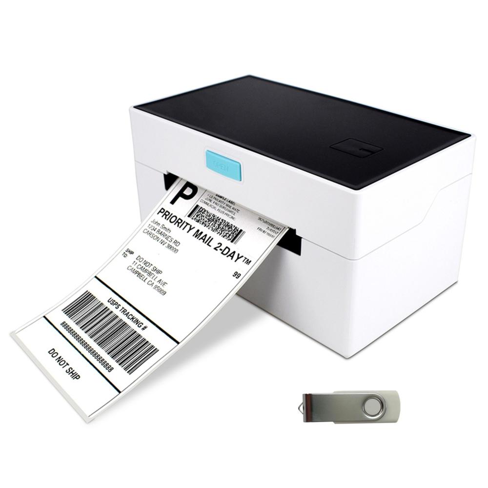 Printers & Copiers Accessories |   Desktop Thermal Label Printer for 4×6 Shipping Package Label Maker 160mm/s High Speed USB Connection Thermal Sticker Printer Max.110mm Paper Width Compatible with Amazon UPS Ebay Shopify FedEx Labeling Barcode Express Label Printing Postage Mailing Labeling Printers & Copiers Accessories Printers & Copiers Accessories