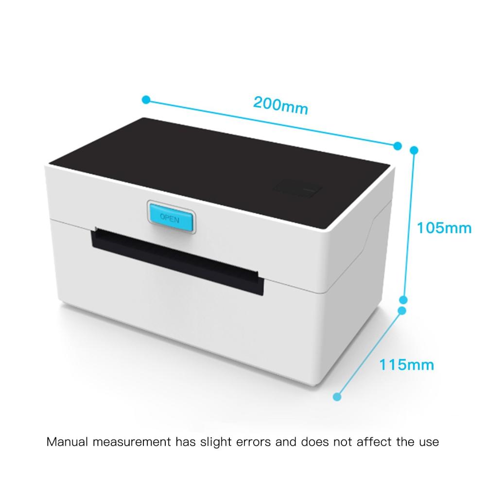 Printers & Copiers Accessories |   Desktop Thermal Label Printer for 4×6 Shipping Package Label Maker 160mm/s High Speed USB Connection Thermal Sticker Printer Max.110mm Paper Width Compatible with Amazon UPS Ebay Shopify FedEx Labeling Barcode Express Label Printing Postage Mailing Labeling Printers & Copiers Accessories Printers & Copiers Accessories