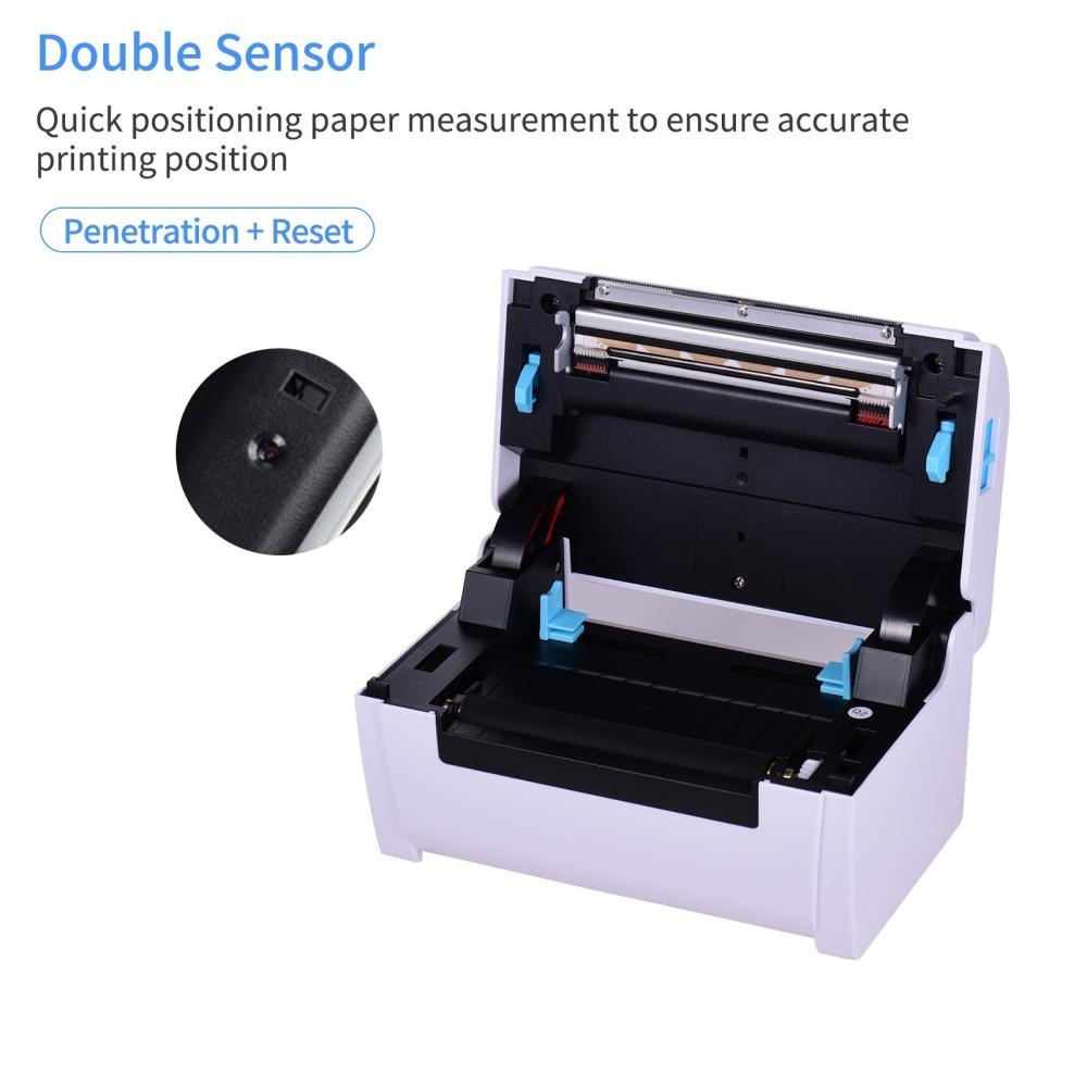 Printers & Copiers Accessories |   Desktop Thermal Label Printer for 4×6 Shipping Package Label Maker 160mm/s High Speed USB Connection Thermal Sticker Printer Max.110mm Paper Width Compatible with Amazon UPS Ebay Shopify FedEx Labeling Barcode Express Label Printing Postage Mailing Labeling Printers & Copiers Accessories Printers & Copiers Accessories