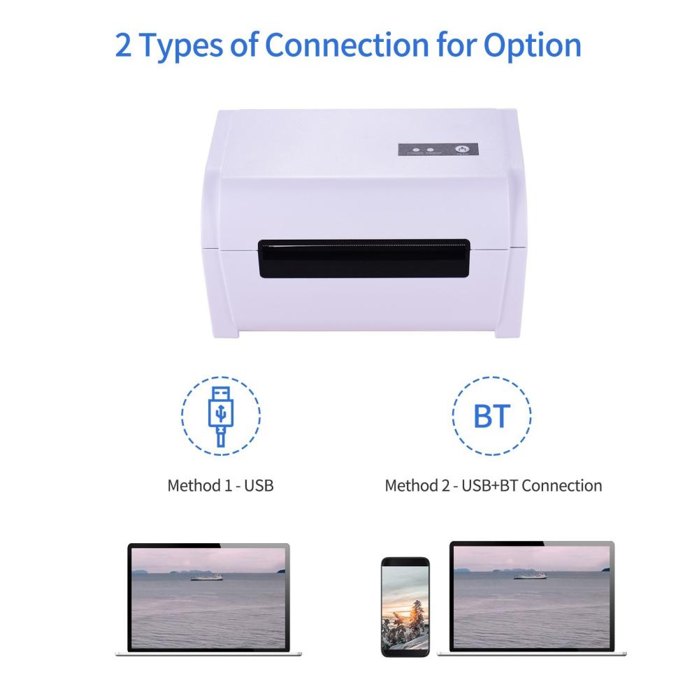 Printers & Copiers Accessories |   Desktop Thermal Label Printer for 4×6 Shipping Package Label Maker 160mm/s High Speed USB Connection Thermal Sticker Printer Max.110mm Paper Width Compatible with Amazon UPS Ebay Shopify FedEx Labeling Barcode Express Label Printing Postage Mailing Labeling Printers & Copiers Accessories Printers & Copiers Accessories