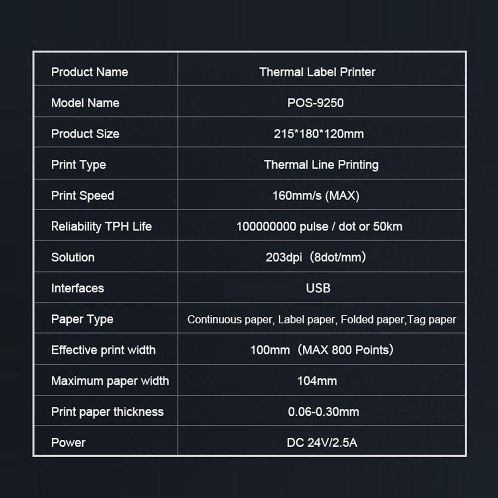 Printers & Copiers Accessories |   Desktop Thermal Label Printer for 4×6” Shipping Package Label Printing All in One Label Maker Wired USB Connection Printers & Copiers Accessories Printers & Copiers Accessories