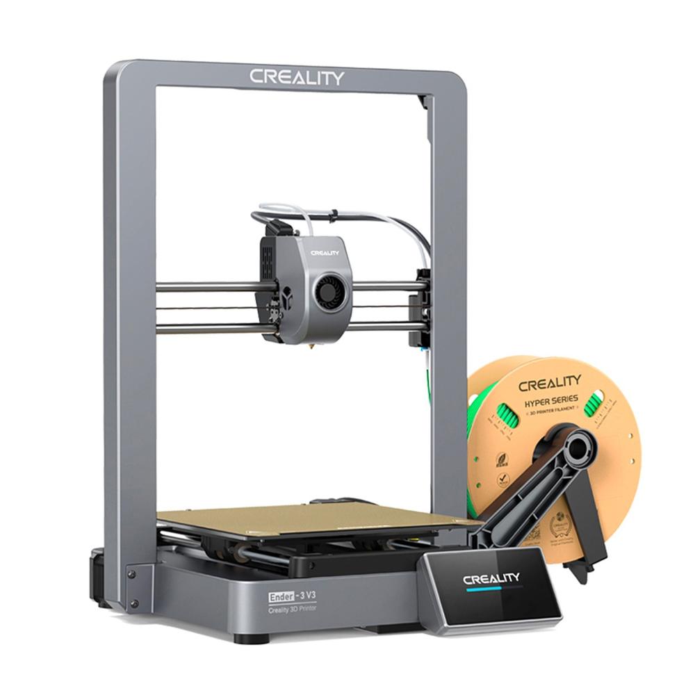 3D Printers |   Creality Ender-3 V3 3D Printer Auto-Leveling 600mm/s Max Printing Speed 220x220x250mm Build Volume with Dual-gear Direct Extruder PEI Printing Platform 3D Printers 3D Printers