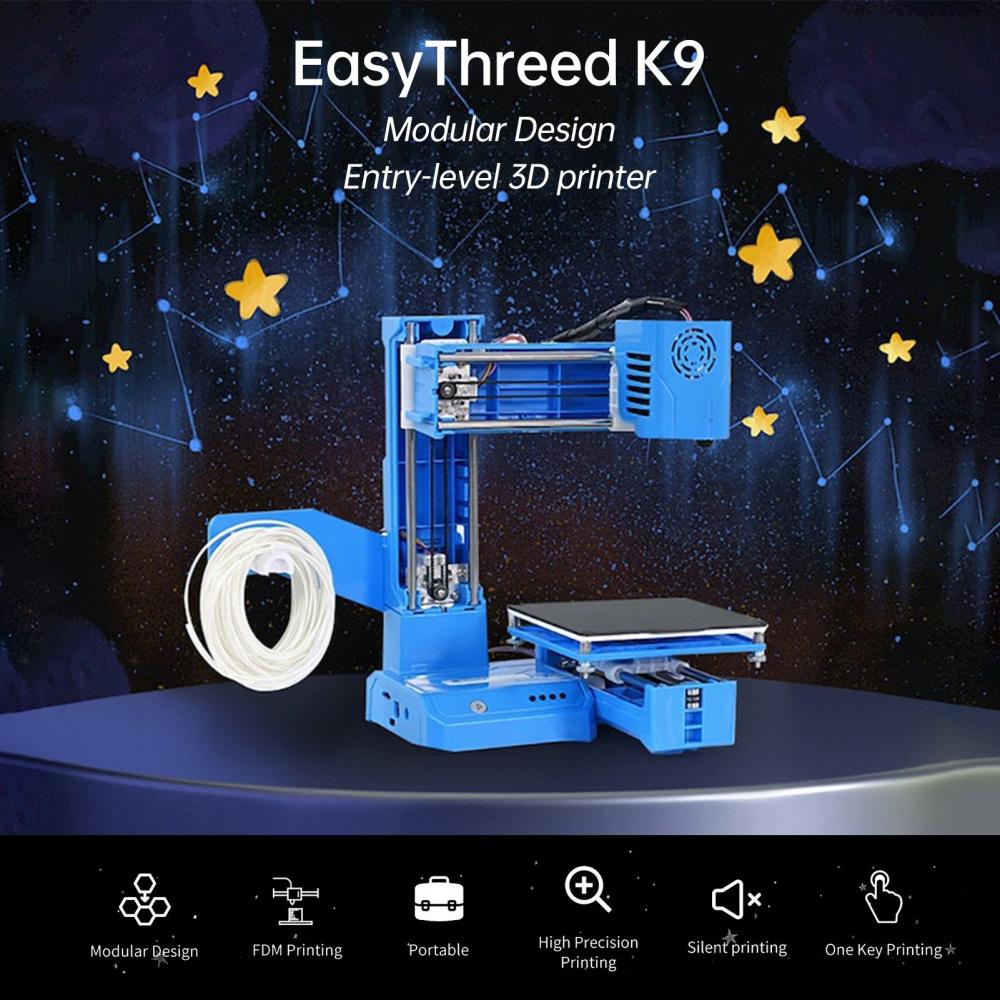 3D Printers |   EasyThreed 3D Printer Mini Desktop Printing Machine for Kids 100x100x100mm Print Size 3D Printers 3D Printers