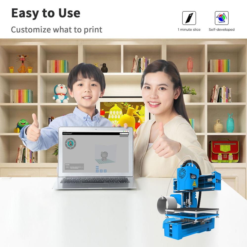 3D Printers |   EasyThreed 3D Printer Mini Desktop Printing Machine for Kids 100x100x100mm Print Size 3D Printers 3D Printers