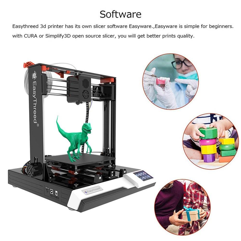 3D Printers |   EasyThreed K8 plus 3D Printer FDM Desktop Printing Machine 150x150x150mm Print Size for Beginners Comes with 10m PLA Sample Filament 3D Printers 3D Printers