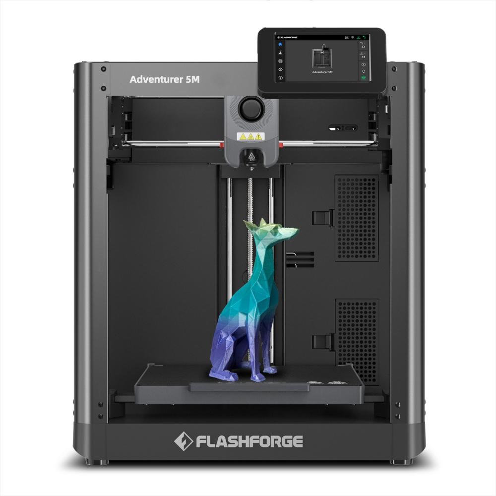 3D Printers |   Flashforge Adventurer 5M 3D Printer 600mm/s Max Sprinting Speed CoreXY with 220 x 220 x 220 mm Large Build Volume Suitable for PLA/PETG/TPU Filament 3D Printers 3D Printers