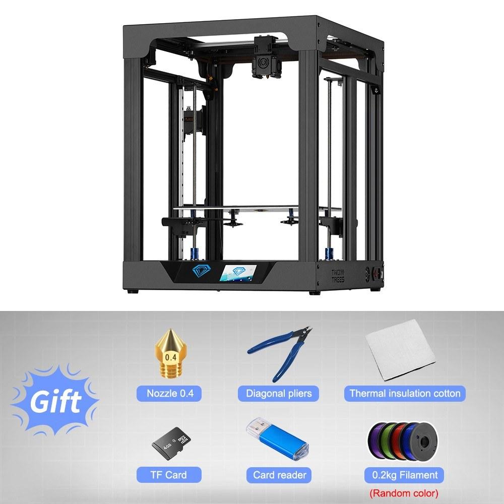 3D Printers |   TWOTREES SP-5 3D Printer High-Speed Printing 200mm/s with Dual Drive Extruder Large Printing Size 300x300x330mm 3D Printers 3D Printers