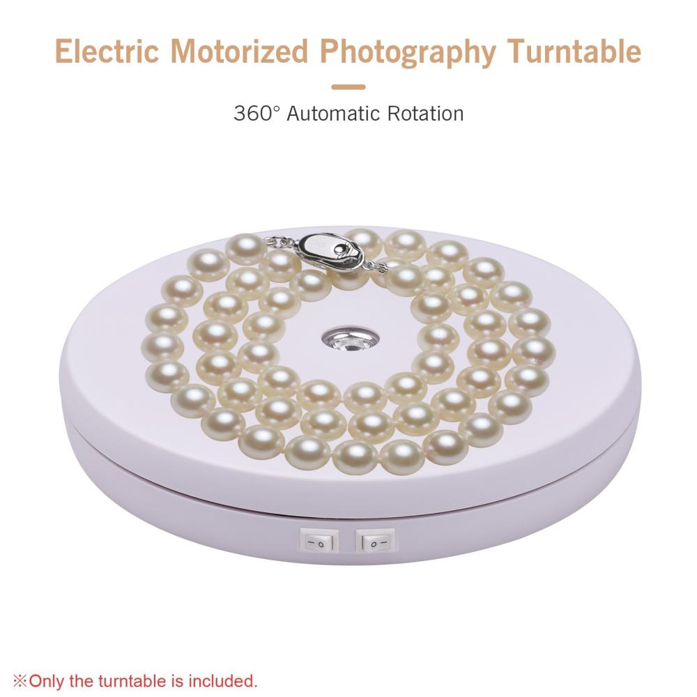 Other Stationery |   Electric Motorized Photography Turntable 360 Degree Rotatable Display with LED Light for Product Shooting Jewelry Watch Display Other Stationery Other Stationery