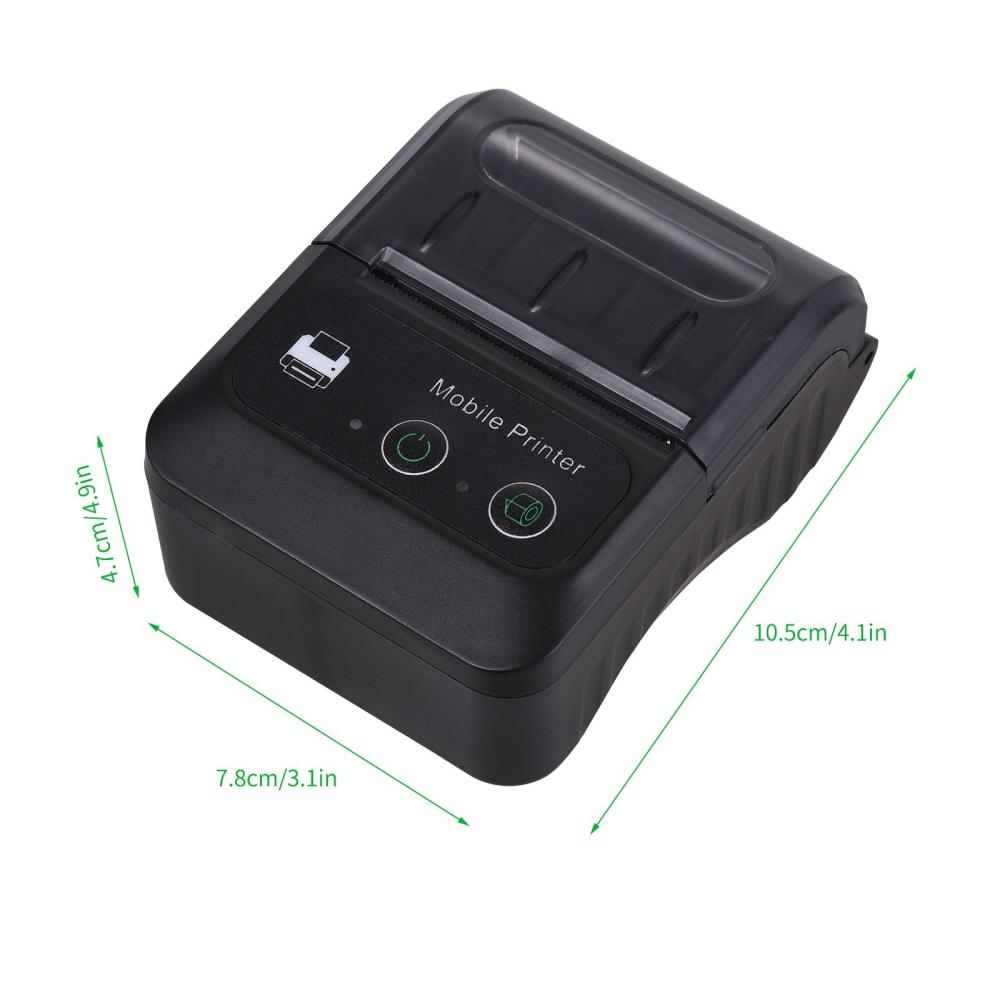 Printers & Copiers Accessories |   Portable Wireless BT 58mm 2 Inch Thermal Receipt Printer for Small Business Restaurant Retail Store Printers & Copiers Accessories Printers & Copiers Accessories