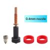 3D Printer Parts |   Upgraded High Flow 0.4mm Trimetal Nozzles Comes with 2PCS Silicone Sleeve 3D Printer Parts 3D Printer Parts