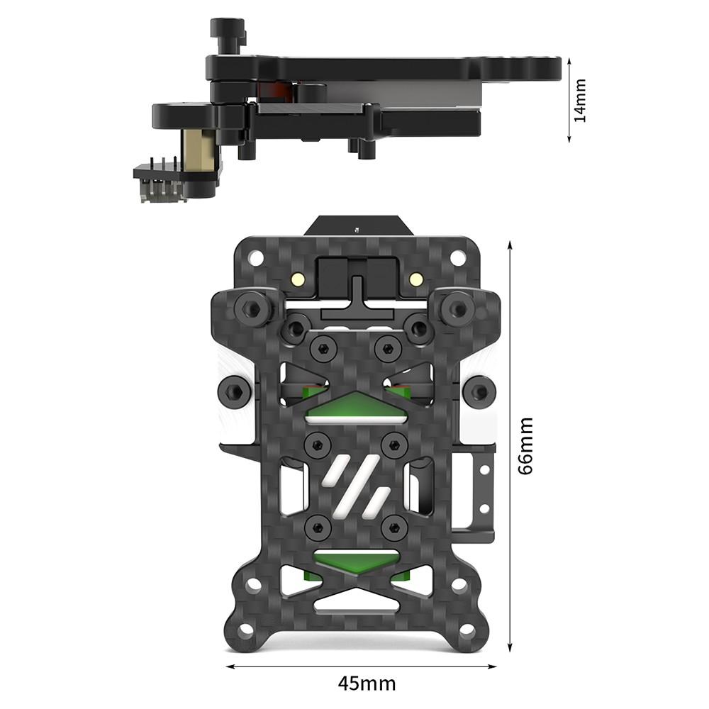 3D Printer Parts |   Voro CNC TAP Carbon Fiber Tap Ultra Weight structure with Hiwin Linear Guide Rail 0.4μm Accuracy Leveling Kit Compatible with Vor 2.4 /Trident 3D Printer Parts 3D Printer Parts 3D Printer Parts