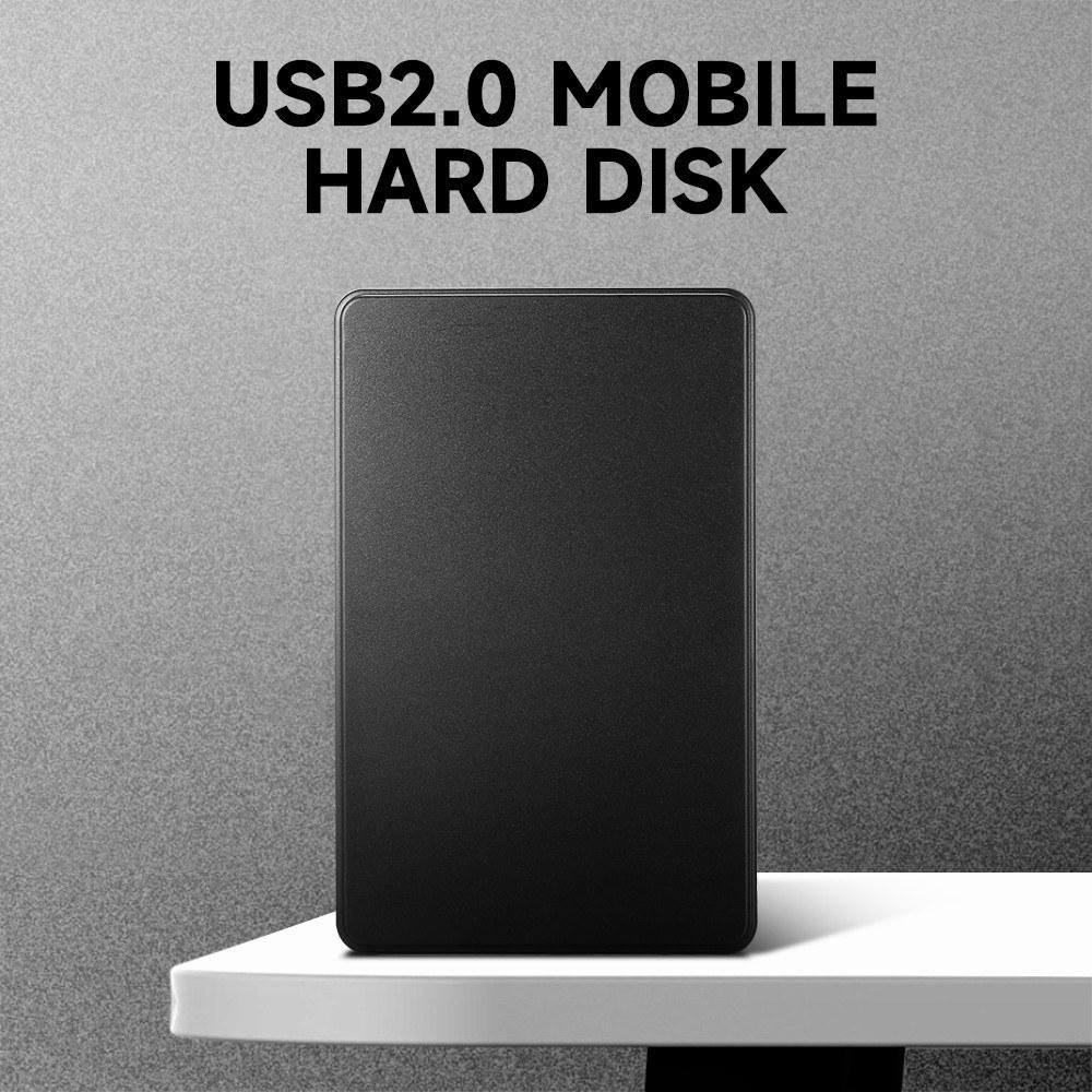 Hard Drives |   120GB USB2.0 Portable Hard Disk Mobile Hard Drive High-speed Transmission Large Capacity Shockproof Plug and Play Black Drives & Storage Hard Drives