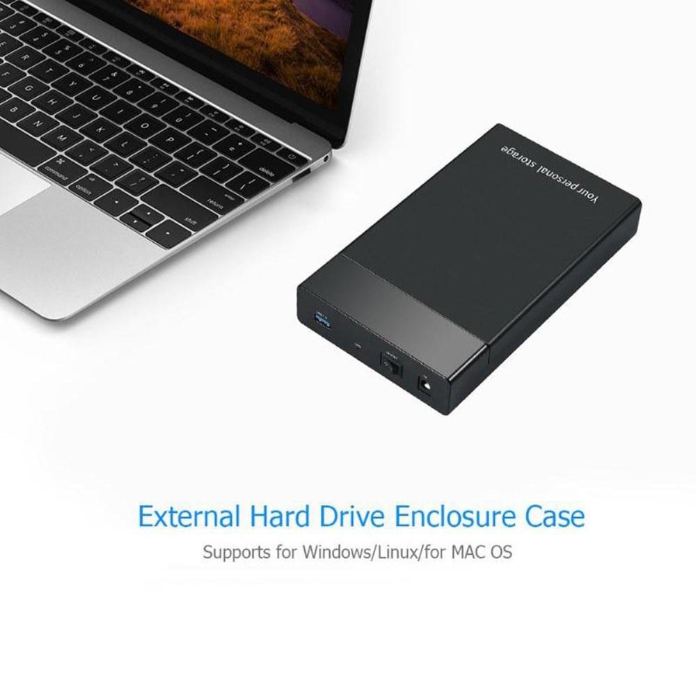 Hard Drives Accessories |   External 6Gbps USB 3.0 to SATA III 2.5Inch 3.5Inch Hard Drive Enclosure HD SSD HDD Box for 2.5″ 3.5″ Laptop Desktop Hard Disk Drives & Storage Hard Drives Accessories