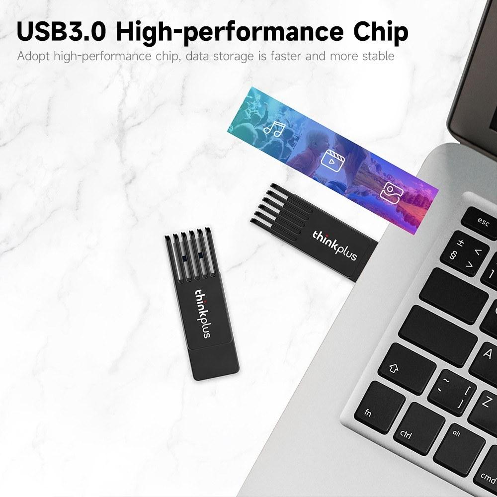 USB Flash Drives |   thinkplus MU242 32GB USB3.0 USB Flash Drive Rotatable Metal U Disk High-speed Transmission Wide Compatibility Drives & Storage USB Flash Drives