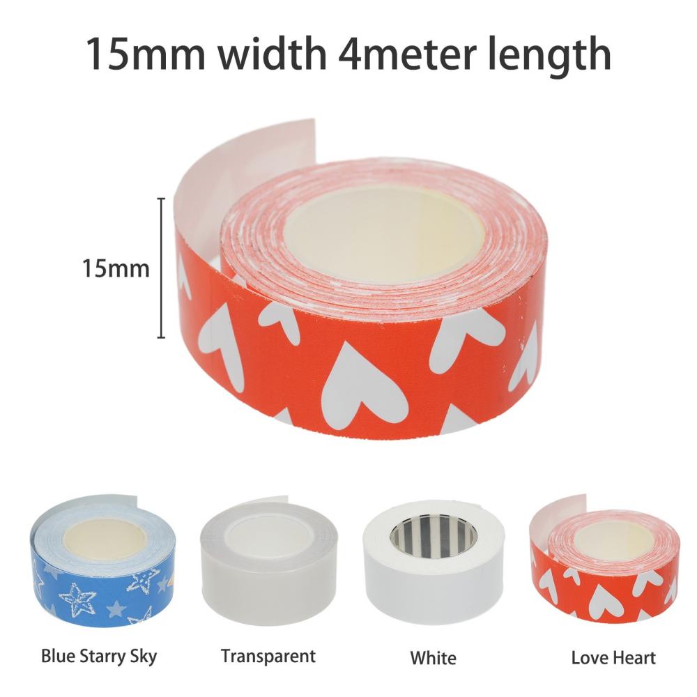 Basic Office |   1 Roll Thermal Label Skicker Label Tape Compatible with King Jim TEPRA LR5C Labeler Cute Thermal Paper Print Tape 15mm*4m Basic Office Basic Office