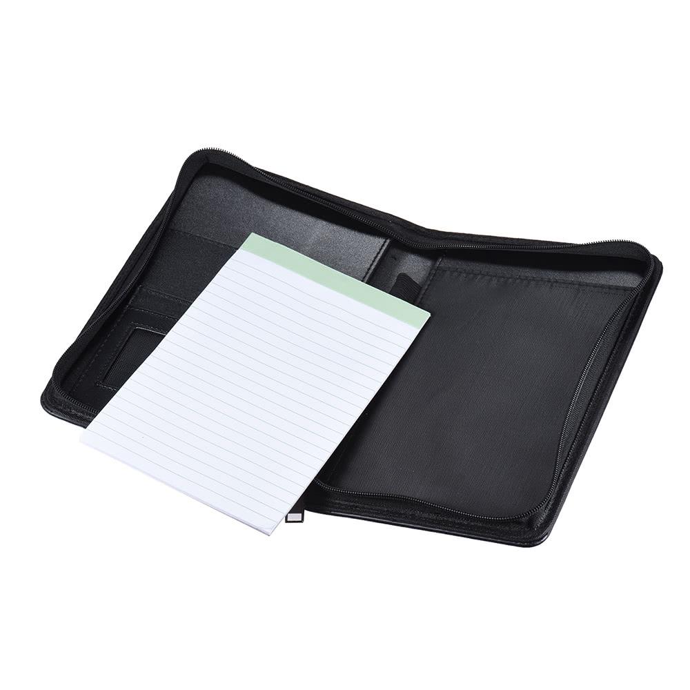 Basic Office |   Portable Business Portfolio Padfolio Folder Document Case Organizer A5 PU Leather with Business Card Holder Memo Note Pad Basic Office Basic Office