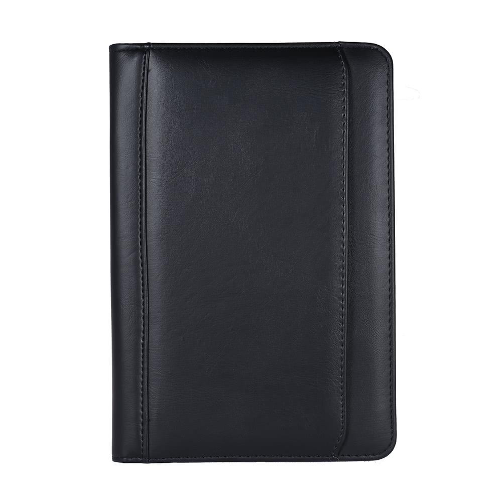 Basic Office |   Portable Business Portfolio Padfolio Folder Document Case Organizer A5 PU Leather with Business Card Holder Memo Note Pad Basic Office Basic Office