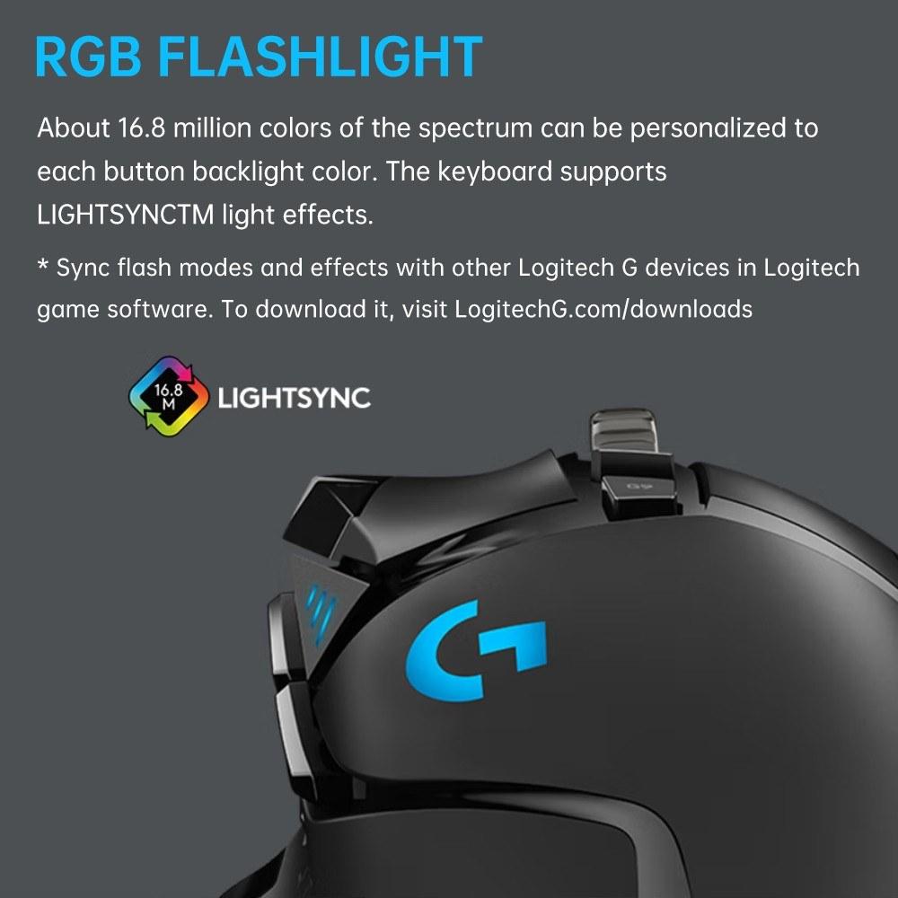 Keyboards & Mouse |   Logitech G502 HERO Wired Gaming Mouse with Adjustable Weights 25K HERO Sensor 25600DPI RGB 11 Programmable Keys Backlight Dual Mode Scroll Wheel Computer Peripherals Keyboards & Mouse