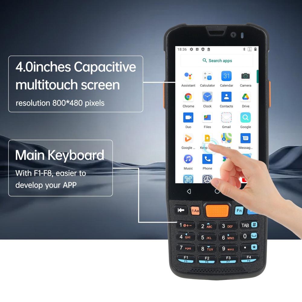 Office Electronics |   Bisofice KP36 Android 11.0 Handheld Mobile PDA Terminal Machine Data Collector Inventory Machine (Eurasian Version) Office Electronics Office Electronics