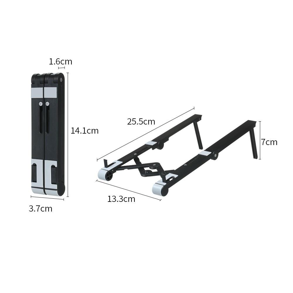 Others |   3-in-1 Portable Laptop Stand Multifunctional Foldable Smart Phone Tablet Holder Computer Peripherals Others