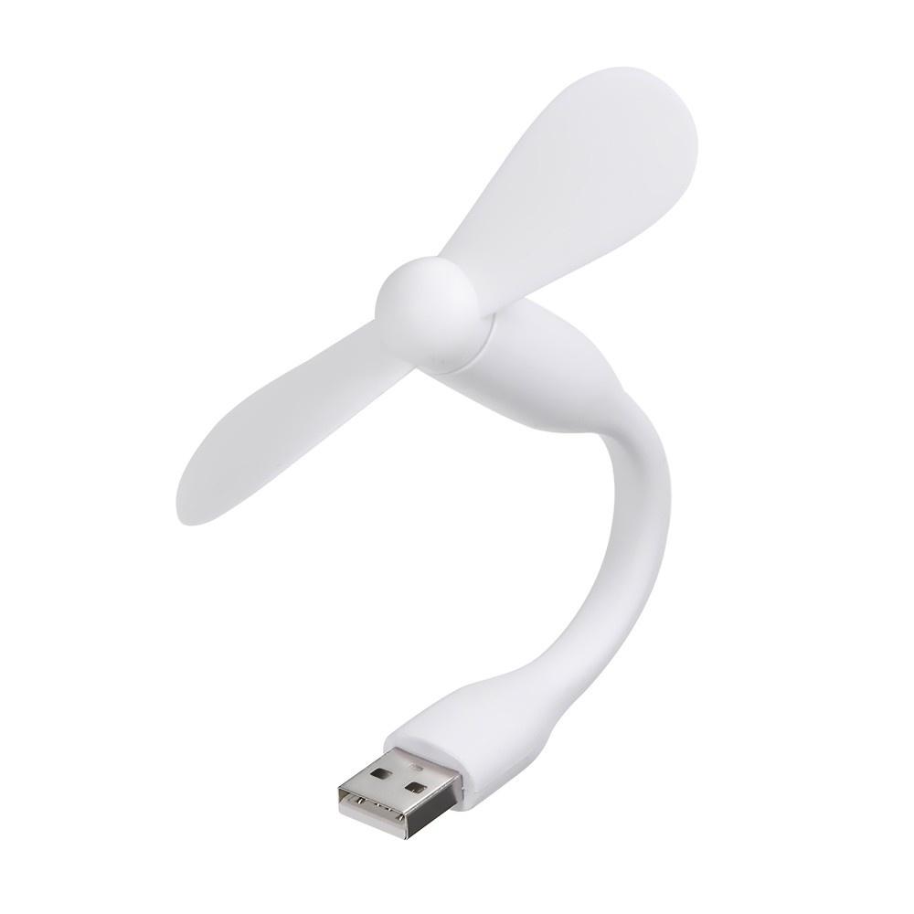 Others |   Mini USB Fan + Type-C Phone Fan Portable Cooling Fan Flexible Cooler for Type C Devices Laptop(White) Computer Peripherals Others