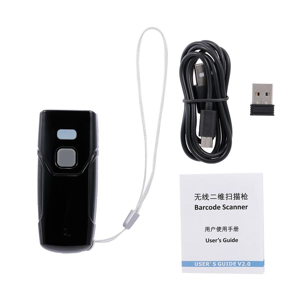 Others |   QR Wireless Barcode Scanner BT & 2.4G Wireless Connection Portable Codebar/QR/ Data Matrix/PDF417 Scanner for Laptop/Mobile Phones Computer Peripherals Others