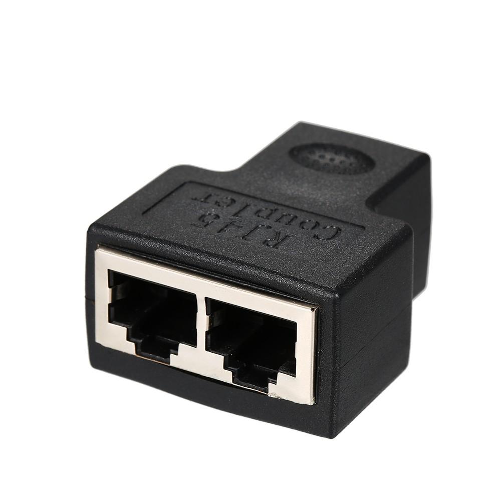 Others |   RJ45 Splitter Adapter Connector 1 to 2 Female Ports for CAT 5/CAT 6/CAT 7 LAN Ethernet Cables Socket Splitter Hub PC Laptop Router Contact Modular Plug Computer Peripherals Others