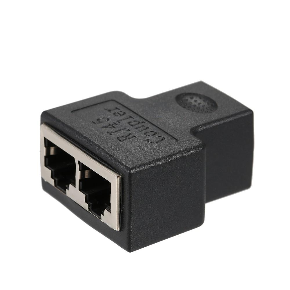 Others |   RJ45 Splitter Adapter Connector 1 to 2 Female Ports for CAT 5/CAT 6/CAT 7 LAN Ethernet Cables Socket Splitter Hub PC Laptop Router Contact Modular Plug Computer Peripherals Others