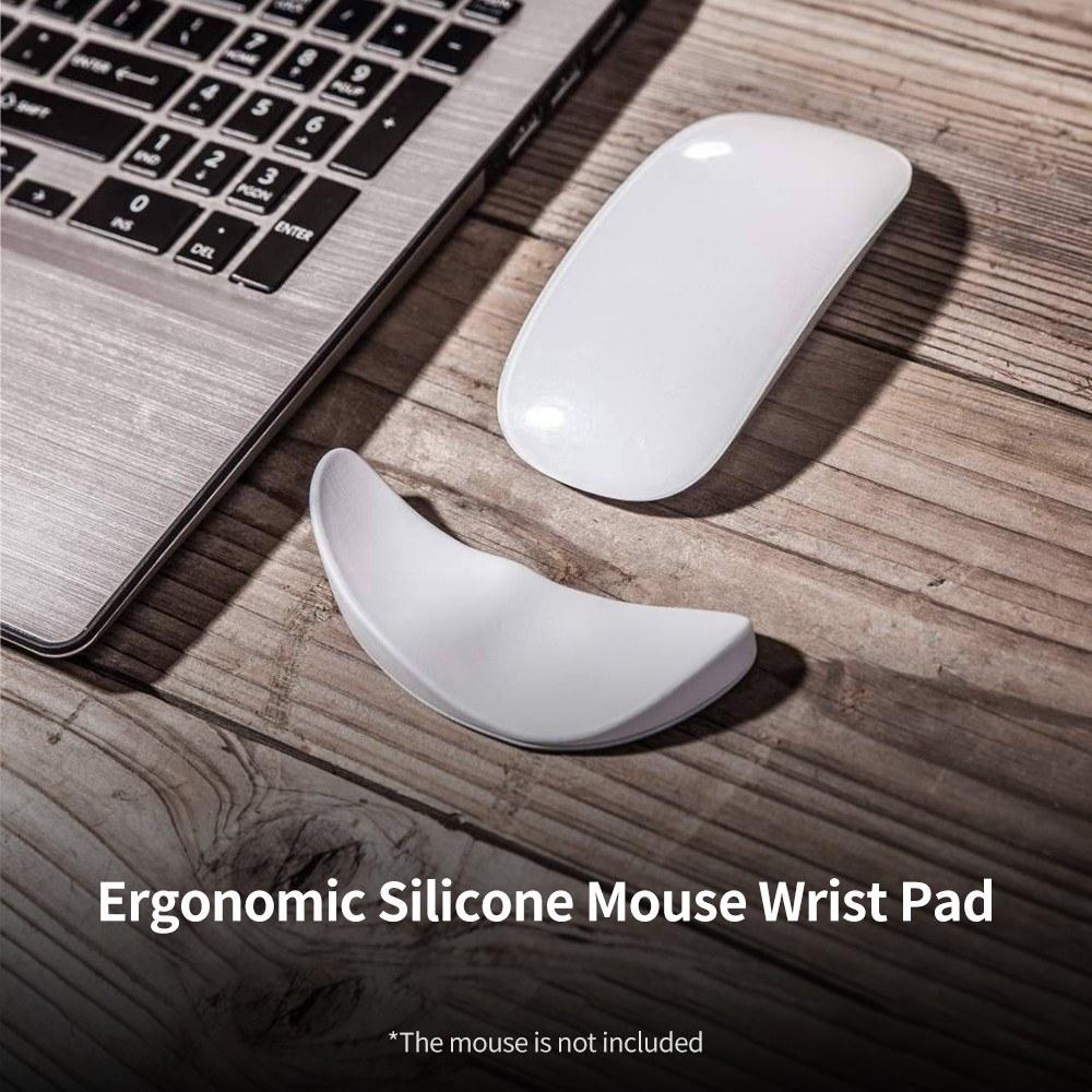 Others |   Silicone Mouse Wrist Pad Mice Wrist Rest Ergonomic Three-dimensional Surface Design Skin-friendly Smooth Movement Wrist Pad Black Computer Peripherals Others