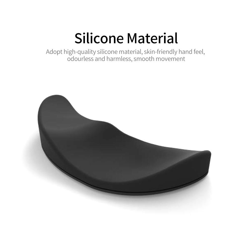 Others |   Silicone Mouse Wrist Pad Mice Wrist Rest Ergonomic Three-dimensional Surface Design Skin-friendly Smooth Movement Wrist Pad Black Computer Peripherals Others