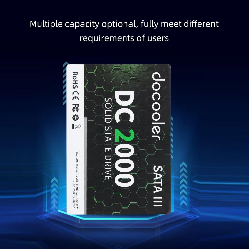 Solid State Drives |   docooler DC2000 2TB 2.5 inch SSD Internal Solid Stable Drive SATA III Interface Fast Read&Wirte Speed for PC Laptop Drives & Storage Solid State Drives