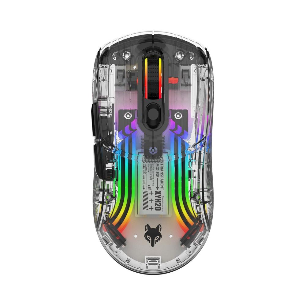 Keyboards & Mouse |   XYH20 RGB Mechanical Gaming Mouse BT5.0 2.4G Wireless Mouse with USB Receiver for PC Computer Notebook Computer Peripherals Keyboards & Mouse